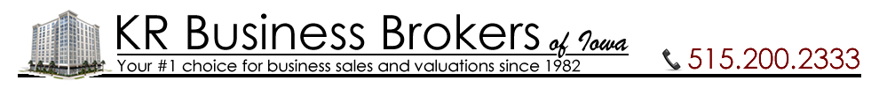 KR Business Brokers of Iowa - Business sales, mergers and acquisitions firm located in Des Moines, Iowa